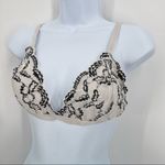 La Senza La‎ Senza Gray & Black Lace Large no wire lightly lined Photo 3