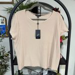 Adrianna Papell  Tan knit Tee size xl Photo 0