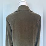Briggs New York Vintage Faux Suede Blazer | Olive Green | Medium | EUC Photo 9