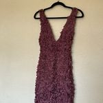 House Of CB  ‘Carena’ Merlot Plunge Floral Appliqué Maxi Dress‎ NWOT size XS Photo 8