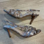 LK Bennett  Lourdes Metallic Leather Slingback Pump Heel Size 37/7 Photo 1