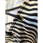 Lauren Ralph Lauren Black and White Striped Women's One Photo 3