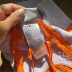 BDG NWOT Urban Outfitters Lilac Lavender Cami with Vibrant Orange Lace Photo 6