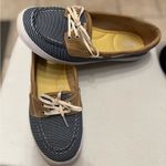 Keds Women's Blue and Tan Boat Shoes Photo 1