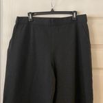 Spanx  Charcoal Gray Pants thick material inseam 30” waist 34” elastic Photo 1