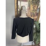 Old Navy Women’s Cropped Long Sleeve Rashgard Swim Top Size XL Black UPF 50 Photo 3