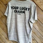 PINK - Victoria's Secret  gray sequins shamrock st. Patrick’s lucky charm teeLarge Photo 5