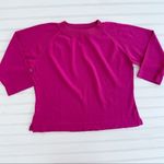 Larry Levine Hot Pink Blouse Large Photo 4