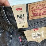 Levi's Levi’s 501 High Rise Black Denim Shorts Photo 2