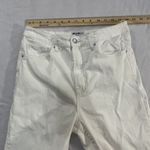 William Rast Sz 30 White High Rise Flare Crop Denim Jeans Photo 4