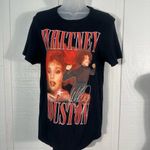 Whitney Houston Vintage Black Short Sleeve Tshirt Size Small EUC Photo 1