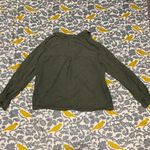 Sanctuary  Green Lyocell Button Down Blouse EUC L Photo 5