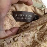 Jenny Yoo  Blush Pink Strapless Lace Mini Bridesmaid Dress Photo 1