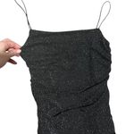 Princess Polly Black Glitter Ruched Mini dress Photo 2