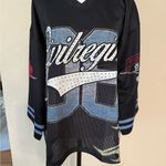 NEW Civilregime Civil Regime Our Team Football Jersey crystal embellishments M Size M Photo 7