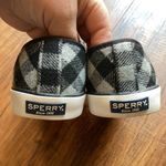 Sperry top sider pier view sneakers wool blend Buffalo plaid shoes size 7 Photo 3
