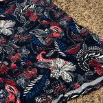 Ny Collection A-Line Midi Skirt in Blue and Red for Resort Wear Photo 4