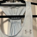 Under Armour Light Blue Workout Top (Size S) Photo 2