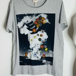 Diesel T Shirt short cap like sleeves graphic on front round neckline Photo 0