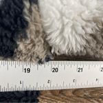 Eddie Bauer Plush Fleece Pullover Women L Black White Zip Mock Neck Warm Outdoor Photo 6