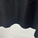 J.Jill  wool blend black sweater dress L viscose tunic 3/4 sleeve office fall Photo 7