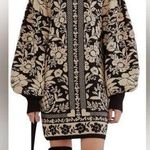 Farm Rio  Floral Black and Cream Knit Cardigan Photo 0