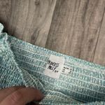 Princess Polly Eirian long sleeve shirred blue floral blouse Photo 2