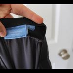 Vera Wang  | Gray Peplum Maxi Skirt Photo 2