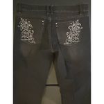 White House | Black Market Noir Back Pocket Design Gems Sparkle Size 8 Photo 5