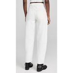 frame denim FRAME Angled Zipper Long Barrel Jeans Size 27 Photo 4