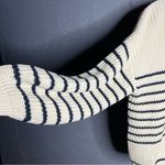 ZARA  Striped Cream Women's Sweater in size Small Photo 3