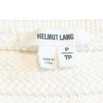 Helmut Lang  Pullover Chunky Knit White Sweater Cropped Stretch Size Small Womens Photo 11