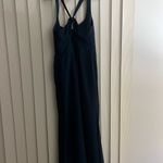 Azazie  Mero Chiffon Dark Navy Dress size 14 Photo 8