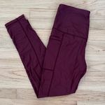 POPFLEX Timeless Crimson Pocket Leggings, Small Purple Photo 2