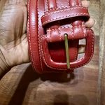 MEXX genuine leather red belt Photo 5