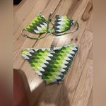Aerie  green retro string bikini - NWOT! Photo 0