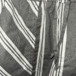 CLEARANCE Shorts NWT SZ S Frayed Hem Tie Elastic Waist Striped Beach Jolie & Joy Black Photo 1