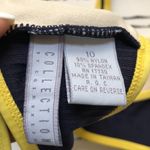 ribbed navy sports bra underwire‎ bikini top Blue Size 10 Photo 3