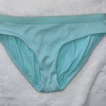 NWOT Calia by Carrie Underwood Women's Ribbed Bikini Bottom Mint Green Medium Blue Photo 0