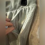 Splendid  2 piece French Terry lounge set in green stripe small Photo 6