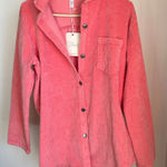 Elan  Coral Corduroy Shacket NEW Photo 0
