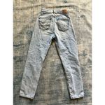 American Eagle  Pale Wash Distressed Straight Leg Mom Jeans Size 0 Photo 1