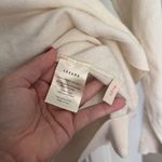 Sézane Sezane Kiera Ivory Lace Sleeve Wool Blend Crewneck Sweater Pullover Photo 3