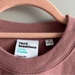 Aritzia pink sweatfleece cropped sweatshirt Photo 1