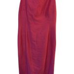 Dana Buchman  Silk Dress Vintage Size 14 Bright Pink Straps Cocktail Formal NEW Photo 0