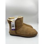 Kirkland Signature  Women's Shearling Scalloped Edge Suede Boot Tan NEW Size 11 Photo 5