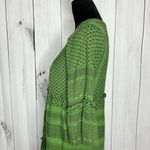 Cecilie Copenhagen Boho Peasant Dress Size XS Womens Green Button Front Photo 7