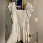 Andrée Andree White Dress Photo 1