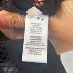 Calvin Klein Black Sheer Striped Coverup Photo 9