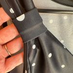 Anthony Richards Fit Flare Polka Dot Sun Dress Black & White Size Medium Pockets Photo 3